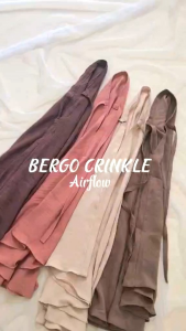 Jilbab Instan Bergo Maryam Crinkle Airflow Premium | Hijab Crinkle ( Airflow )
