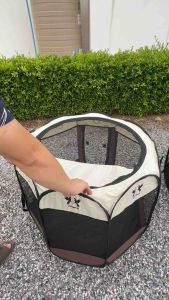 กรงไก่ / คอกสัตว์ตาข่ายพับได้ สำหรับไก่ชนหรือสัตว์เลี้ยง