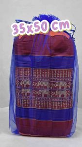ถุงผ้าแก้ว ถุงไหมแก้วไซค์ 35x50 ซม ถุงใส่ของรับไหว้ ถุงใส่หมอนขิด ถุงใส่ตุ๊กตา