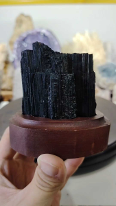 Natural High Gred Brazil Black Tourmaline Crystal Ornament BT01 #BlackCrystal #homedecor