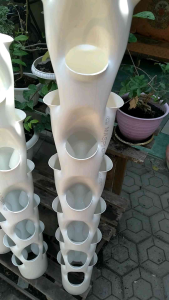 POT VERTIKULTUR PIPA PVC 4" TINGGI 1m LUBANG 24