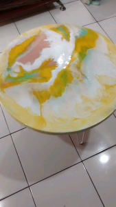 Meja tamu epoxy