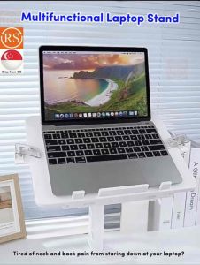 ❤️ Portable Laptop Stand Desk Adjustable Reading Computer Folding Table Multi Function Desk👨💻❤️SG Seller❤️