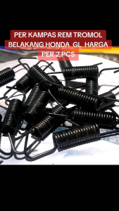 2 PCS / PER KAMPAS REM BELAKANG HONDA GL PRO HARGA SEPASANG