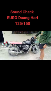 EURO 125/150/175 Daang Hari Muffler Pipe Pure Stainless