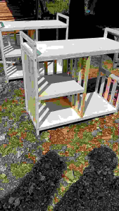 RAK DAPUR 2 TUNGKU~RAK KOMPOR~RAK BUKU~SERBAGUNA~NATURAL