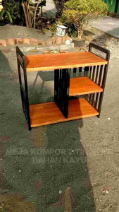 RAK KOMPOR 2 TUNGKU~RAK DAPUR~RAK TV SERBA GUNA~P=80 × L=40 × T=80