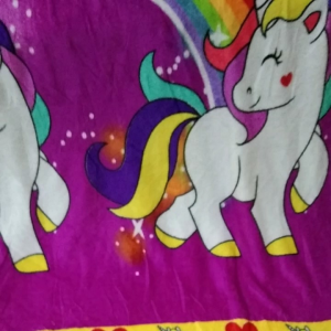 Selimut Motif Kuda Pony & Hello Kitty: Ukuran 200x160 cm