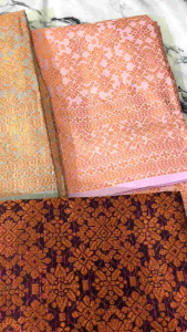 Rok Span Songket Semi Palembang - Rok Songket Span Wisuda Pesta - Rok Span Siap Pakai