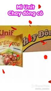 Thùng mì chay Unif nấm đông cô 30 gói 80g