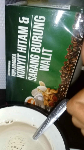 TRIAL PACK (4SACHET) KOPI ARABIKA KUNYIT HITAM SARANG BURUNG WALIT