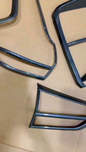 Paket Garnish Depan Belakang Xpander 2017 2018 2020 Carbon Glossy