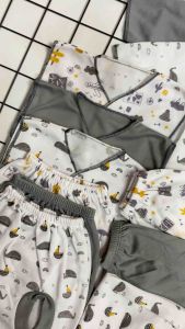 PAKET HEMAT BAJU BAYI BARU LAHIR 0-3 BULAN PAKET BABY NEW BORN MOTIF SHARK ISI 18 PCS / 9 STEL