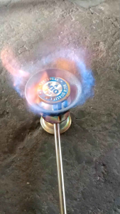 kompor mawar + tungku rendah besi bulat