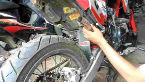 KNALPOT RACING CRF KLX FULL BANDING ORIGINAL VDC PROJECT FULL BASS