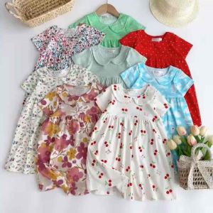 Váy thun cổ sen bé gái ChaiChai Kids xuất Nhật