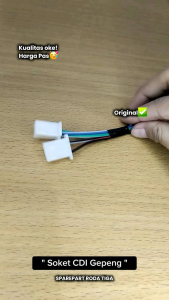 soket cdi gepeng sparepart roda tiga (GS 71C)