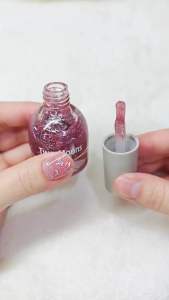 Two Moons Water Based Peel off Aurora Glitter Nail Polish Quickly Drying Non Toxic