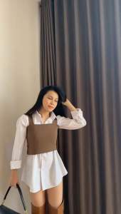 Kaos wanita Tanktop Knit square bahan premium lembut dan tidak nerawang