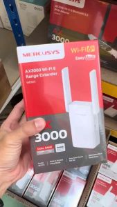 【SIRIM】Mercusys ME80X AX3000 Wi-Fi 6 Range Extender | Easy Mesh & WPS Setup (Powered by TP-Link)
