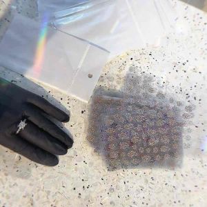 Sticker 3D kim loại mạ vàng metan tạo hiệu ứng nail xinh