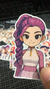 CRAFTTEH BATCH 1 KPOP DEMON HUNTERS WATERPROOF VINYL STICKER PACK