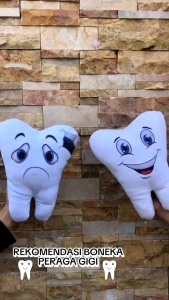 Boneka Tangan Karakter Gigi Sehat Mainan Anak Boneka Tangan Gigi Berlubang