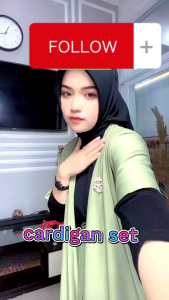 Mengenal Cardi Jumbo Gaya Santai & Outer Jumbo Bahan Jersey Zoya