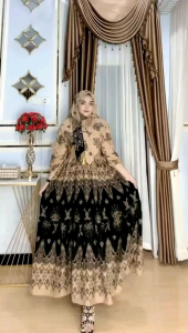 Gamis Set Hijab: Bahan Katun Alami & Desain Modern