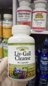 [MỸ] Viên Uống Tăng Cường Chức Năng Gan Túi Mật Natural Factors Liv-Gall Cleans 90 Viên