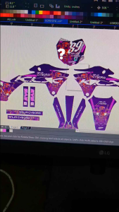 DECAL KLX GORDON TERBARU FULL BODY