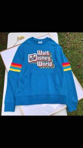 เสื้อสเวตเตอร์ ทรงโอเวอร์ สกรีน Walt Disney World △️ Disneyland ❣️ Disney 💯% (TS167)