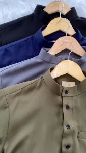 plus size 4XL -7XL Baju kurta Baju Raya lengang pendek Kain commocrip lembut berkualiti regular cutting