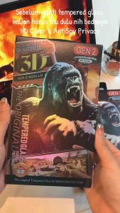 [ GEN 2 ] ANTI SPY PRIVACY & CLEAR GLOSSY - Auto Align Tech GOZILLA Glass Tempered Glass Screen Protector Anti Gores For IPHONE 7 7+ 8 8+ PLUS X XS XR XS MAX 11 12 13 14 15 16 PRO MAX 14+ 15+ 16+ PLUS