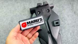 [ 1 CÁI ] MẮT MÈO 3D CUSTOM MARUS TRẮNG GẮN DÈ BIỂN SỐ