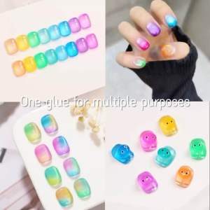 Set 8 chai sơn gel Thạch Cầu Vồng DOPAMINE XEIJAYI chai sơn 15ml tặng kèm bảng màu
