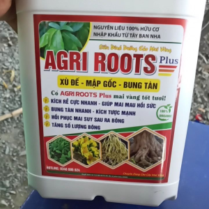 Phân bón AGRI Roots plus chuyên mai vàng bung tàn nở gốc mập thân [5 lít]