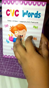 CVC Booklet First Step in Reading for Kindergarten & Grade 1 with Colorful Illustrations