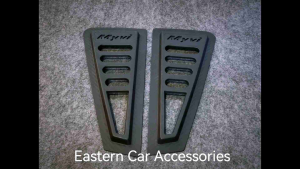 PERODUA Myvi 2005-2011 Rear Side 3D Carbon Style Window Triangle Mirror Cover Protector Casing