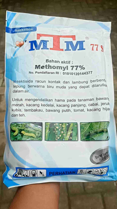 MTM 77 sp 400 gr insektisida obat anti hama serangga ulat kutu belalang bunga anggrek buah sayur tanaman hias hidroponik insectisida