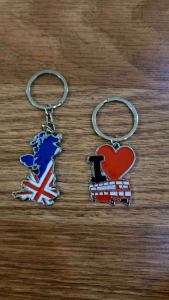 Gantungan Kunci Keychain Key Chain Souvenir Negara Inggris England London UK
