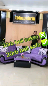 Sofa Tamu L Sudut - Sofa L Sudut Modern Kursi Tamu Minimalis Bahan Beludru dan Oscar