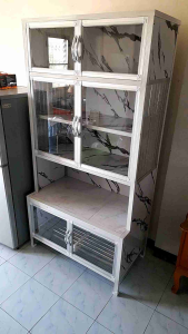 90 CM อลูมิเนียม ตู้กับข้าว - ตู้กับข้าว 90 CM อลูมิเนียม โครงเหล็ก