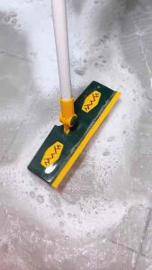 三合一浴室刮水清洁刷  (升级版) Bathroom Scraper Cleaning Brush  #卫生间地板清洁，用这个刷子再也不用弯腰了，可以刷地，刷地过后直接刮水，刷走其余水份，这次的还也可以除尘😍