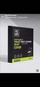 Peesafe disposable toilet seat cover