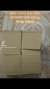 Biến áp đổi điện 220v ra 110v 100v 2000w ( Vĩnh đông )