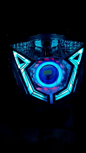 reflektor beat esp projie lampu depan beat new beat esp / street new beat 2016 2017 2018 2019 cuatom proji