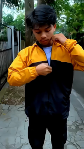 BAPIN Jaket Sport Pria - Jaket Windbreaker Covva Size M-XXL Degom