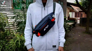 Tas Selempang Rei & Waistbag Rei: Tas Pinggang Pria Bahan Condura