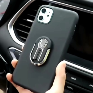Car Holder HP Air Vent Grip Berputar 360 Degree Rotation Bentuk Ring Stand HP Mobil